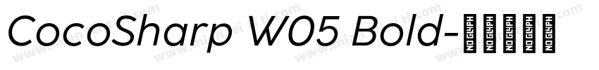 CocoSharp W05 Bold字体转换